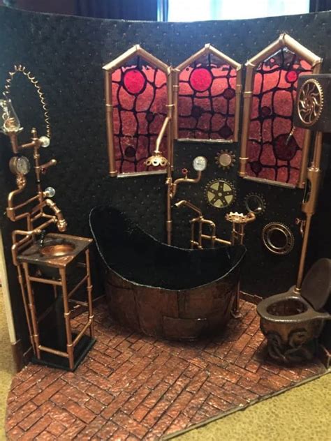 10 Steampunk Bathroom Ideas 2024 The Odd Industrial Tone