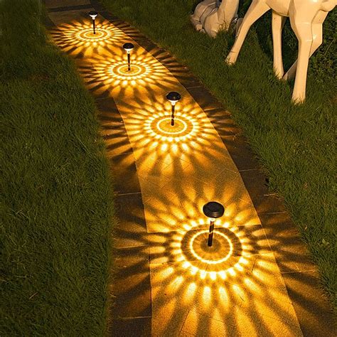 Outdoor Modern LED Post Light Multi Color Utility Power Solor Pathway ...