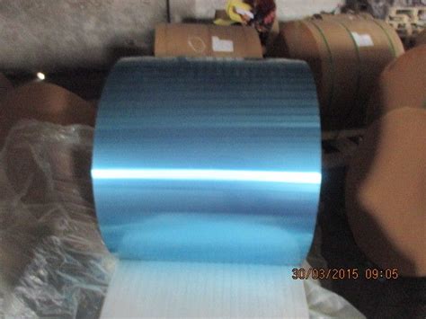 Alloy 8011 Blue Golden Hydrophilic Aluminium Foil For Fin Stock In Heat