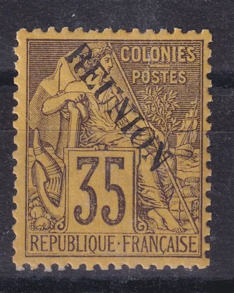 Timbre Colonies Francaises Reunion N Eur Picclick Fr