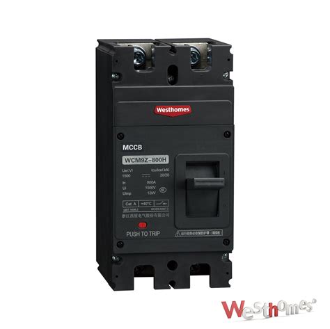 Westhomes New Type DC MCCB 3p 4p Moulded Case Circuit Breaker China