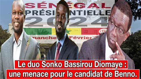 Le Duo Sonko Bassirou Diomaye Une Menace Pour Le Candidat De Benno