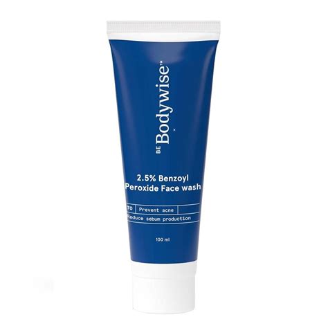 Buy Be Bodywise 2.5% Benzoyl Peroxide Face Wash - For Preventing Acne ...