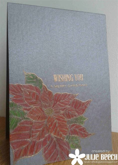 Crafted by Jules: More Poinsettia Cards