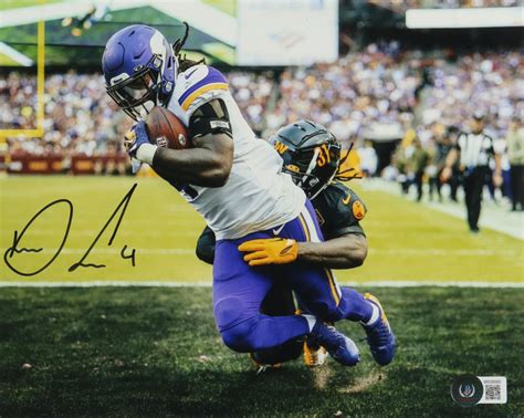 Dalvin Cook Signed Vikings X Photo Beckett Pristine Auction