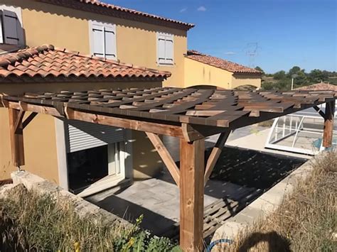 Pergola à Saint Gély du Fesc Élégance en Plein Air Adgé Bois