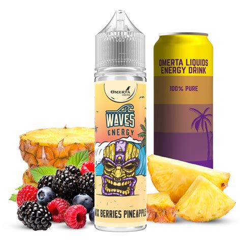 Mix Berries Pineapple 30ml 120ml Waves Energy By Omerta Atmology