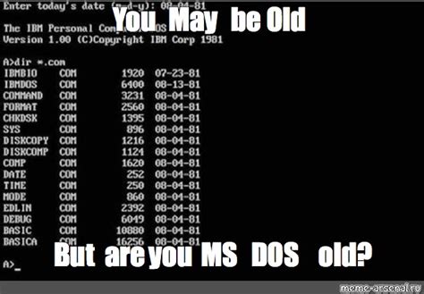 meme        ms dos   templates meme
