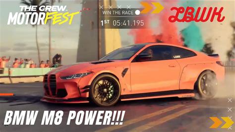 LBWK BMW M8 Customized Challenge Ever The Crew MotorFest YouTube