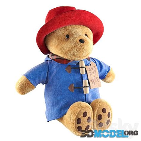 3d Model Paddington Bear Soft Toy