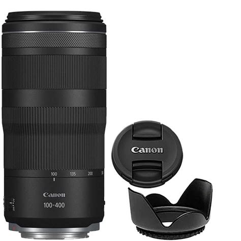 Canon RF 100-400mm f/5.6-8 IS USM Lens with Hood & Lens Cap, RF-Mount