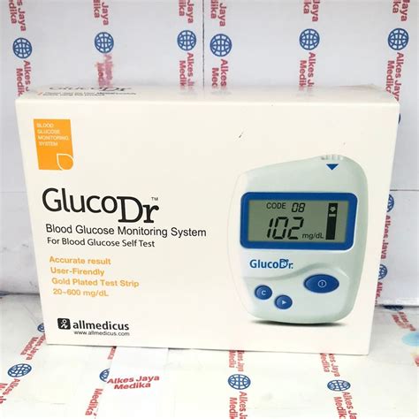 Jual Gluco Dr Blood Glucose Monitoring System Alat Cek Gula Darah