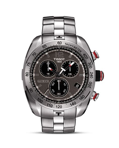 Lyst Tissot Prs Men S Stainless Steel Anthracite Chronograph