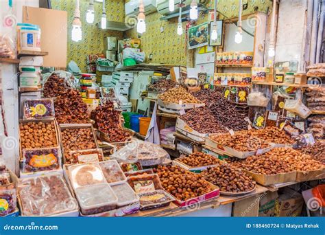 Kuwait City Kuwait March 17 2017 Date Stall At The Souq Market In