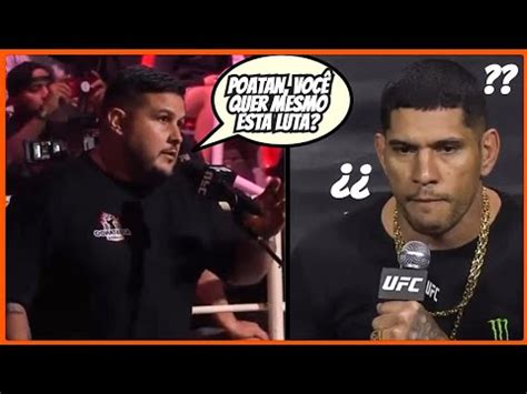 ALEX POATAN RESPONDE FÃ SOBRE QUARTA LUTA CONTRA ADESANYA A FILA