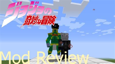 Jojo S Bizarre Adventure Minecraft Mod Review Youtube