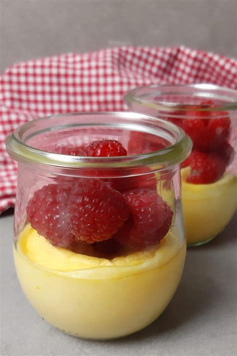 Käsekuchen im Glas Lowcarb Cheesecake mit Puddingpulver