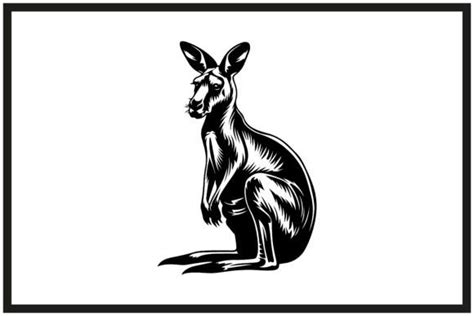 Kangaroo Silhouette Clipart Graphic by N-paTTerN · Creative Fabrica