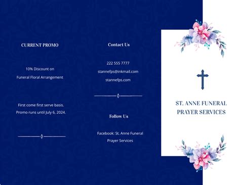 Free Catholic Funeral Templates Editable And Printable