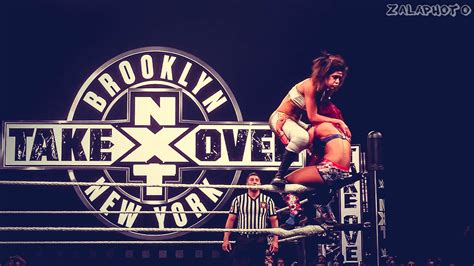 Video: Sasha Banks vs Bayley at NXT TakeOver Brooklyn | Zalaphoto ...