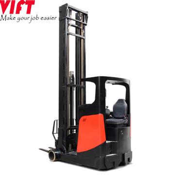 Electric Clamping Drum Stacker Side Loading Reach Truck Work Visa 9m