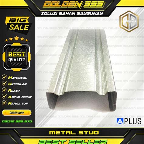 Jual Metal Stud Rangka Partisi Gypsum 43 53 64 76 Shopee