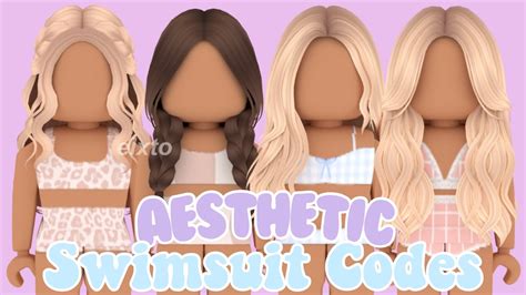 Aesthetic Roblox Swimsuits With Codes And Links Elxto Youtube