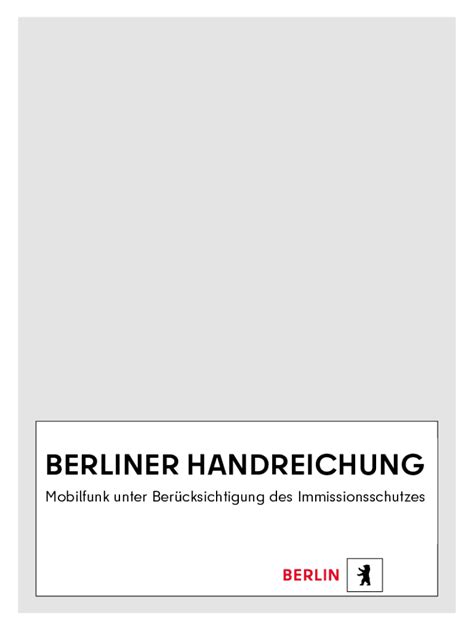 Ausf Llbar Online Berliner Handreichung Fax Email Drucken Pdffiller