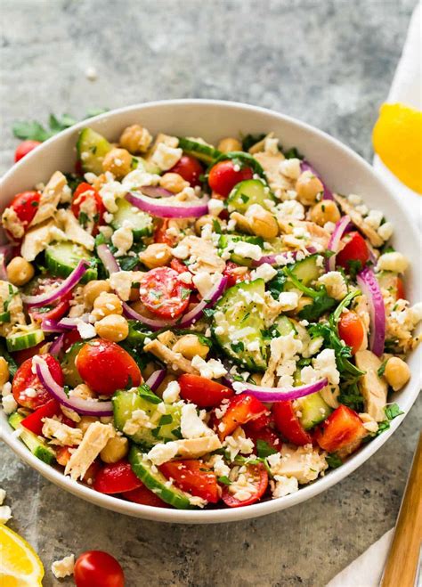 Chickpea Tuna Salad