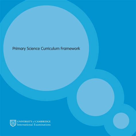 (PDF) Primary Science Curriculum Framework - …almahdschool.com/CIPP_ScienceFramework.pdf · 1 ...