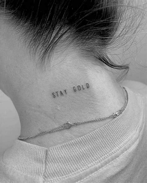 Stay gold tattoo – Artofit