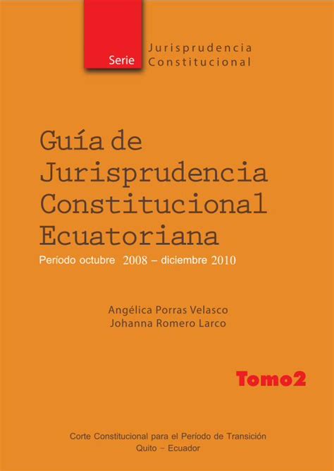 Pdf Guia Jurisprudencia Constitucional Ecuatoriana Dokumen Tips