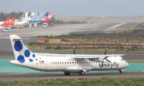 Canary Islands Spotting Spotter Canaryfly Take Off Ec Gqf Atr