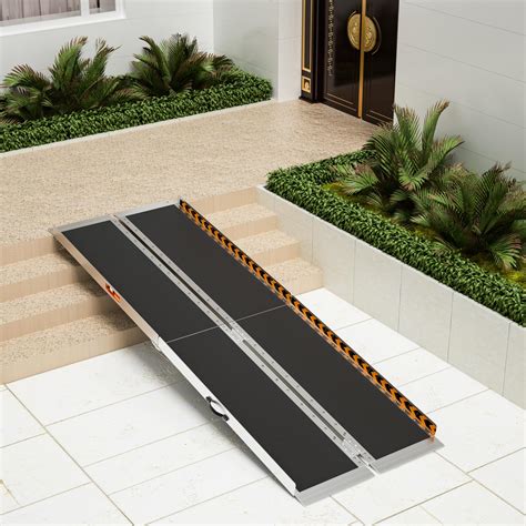 7ft Kolo Foldable Wheelchair Ramp 84 L X 313 W 800 Lbs Capacity