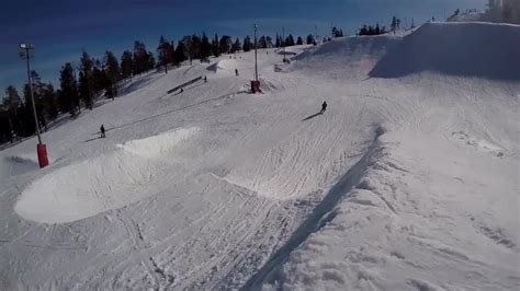 Skier Does Tricks After Flying Off Ramps Jukin Licensing