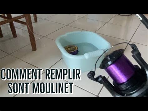 Tuto Comment Remplir Sont Moulinet Pour La Peche Youtube