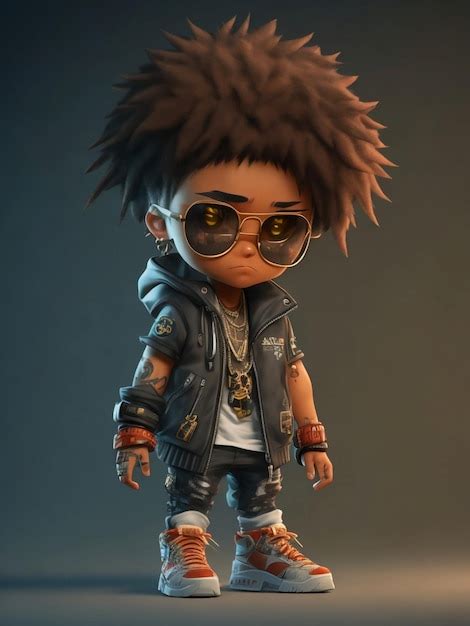 Premium Ai Image Hip Hop Character