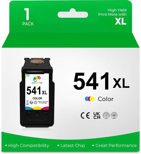 Coloretto Xl Couleur Cartouche D Encre Remanufactur Es Pour Canon Cl