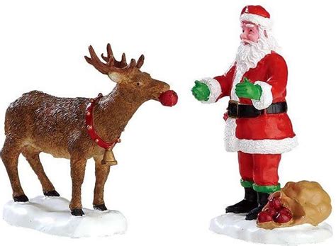 Lemax Reindeer Treats Set Of Kersthuisjes Kerstdorpen Bol