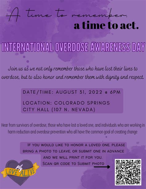 El Paso County Cpar Overdose Awareness End Overdose Coloradoend