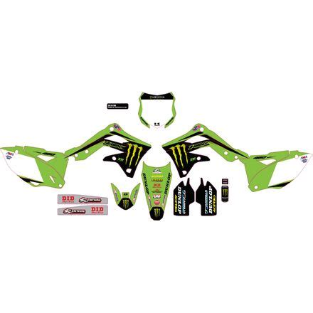 D COR Visuals 2019 Monster Energy USA Complete Graphic Kit Kawasaki