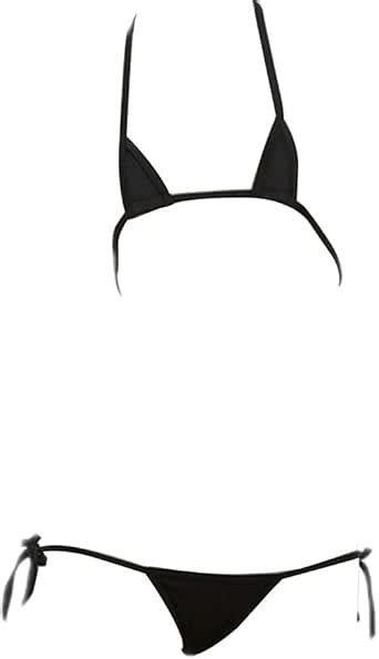 Amazon YOMORIO Womens Temptation Micro Bikini Sexy Mini Triangle