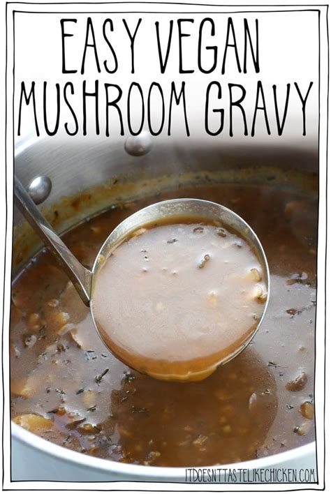 Easy Vegan Mushroom Gravy Kiki Recipe