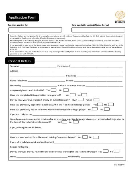 Fillable Online Refugees Act Application For Asylum New Form Gov