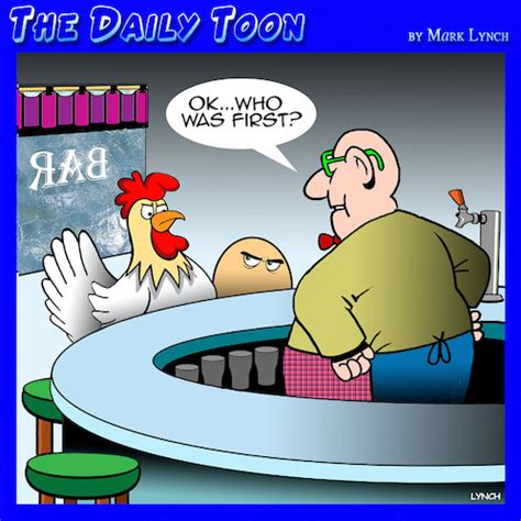 Chicken and egg By toons | Media & Culture Cartoon | TOONPOOL