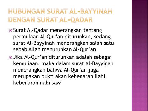 Asbabun Nuzul Surah Al Bayyinah