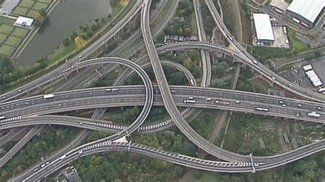 Birminghams Spaghetti Junction Turns 40 Bbc News