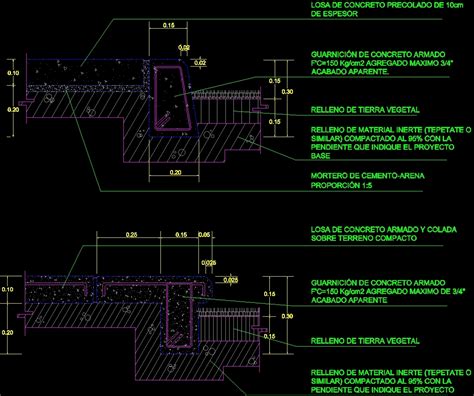 Sidewalk Detail Dwg Detail For Autocad • Designs Cad