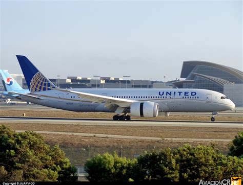 N United Airlines Boeing Dreamliner Aviacioncr Net