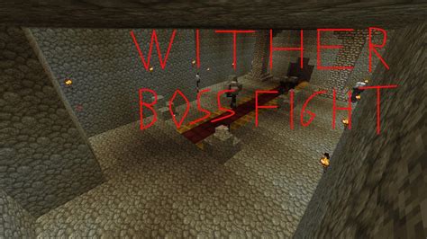 Wither boss fight Minecraft Project